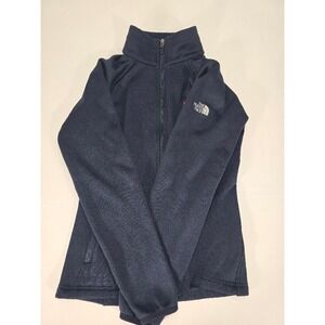 The North Face‎ Full Zip Jacket Women's Fleece Athletic Navy Blue Small